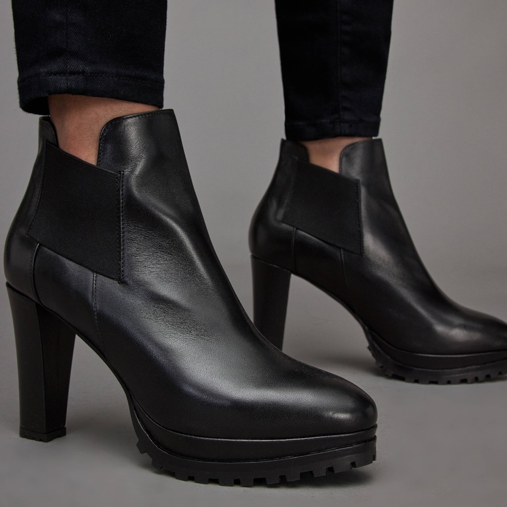 All Saints Sarris leather boots sz 6